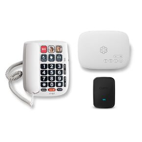 Ooma Family Home Phone Service Bundle with Premier Service Plan. Includes Address-Based 911 and Text alerts, Unlimited Nationwide Calling, Call Blocking, Mobile app. Subscription Required.
