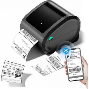 COLORWING Thermal Shipping Label Printer,D520 Bluetooth Thermal Label Printer for Small Business 4x6, Wireless Label Printer with A Label Bin Compatible with USPS,Amazon,Ebay,Etsy,Etc