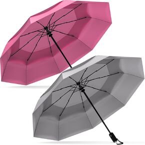 Repel Umbrella The Original Portable Travel Umbrella - Umbrellas for Rain Windproof, Strong Compact Umbrella for Wind and Rain - Perfect For On-the-Go, Car Umbrella, Backpack Umbrella