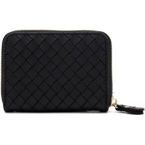 Black Credit Card Holder ID Card Case Wallet, Slim Credit Card Holder, Leather, Portable Black Card Holder Wallet