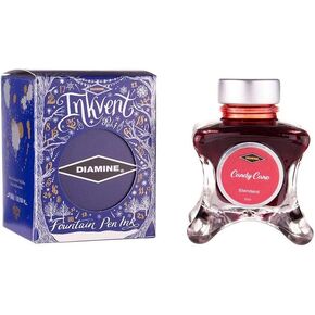 Diamine - Fountain Pen Ink, Candy Cane, 50ml, Inkvent, Blue Edition