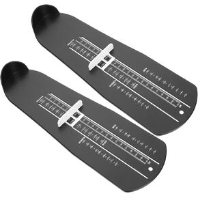 2pcs Shoe Sizer - US Standard Shoe Size Measuring Device - Shoe Measurement Ruler Foot Gauge Plastic Shoes Ruler Sizer Essential Foot Measurement for Men and Women