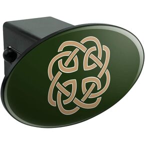 GRAPHICS & MORE Celtic Knot Love Eternity Oval Tow Trailer Hitch Cover Plug Insert
