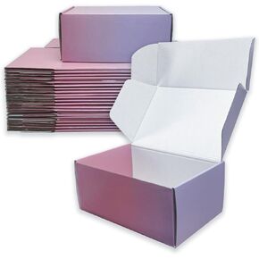 20 Pack Shipping Boxes, 9x6x4 Inches, Medium Corrugated Cardboard Shipping Boxes for Packaging Small Business, Packaging Gift Mailer Boxes for Shipping, Express, Gift Wrapping, Christmas in Kuwait