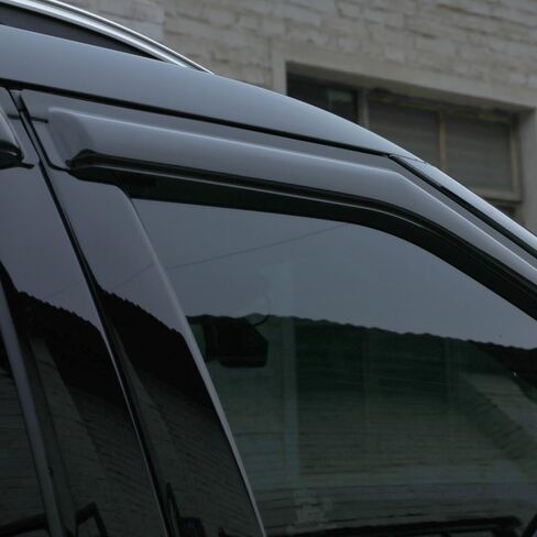 94924 External Durable Side Window Rain Guards, 4pcs Tape On Waterproof Replacement Wind Deflector, Window Visors fit for 2003-2009 Toyota 4Runner in Saudi Arabia