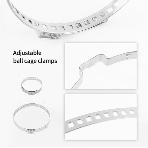 مجموعة كماشة مشبك التمهيد CV - قطعة واحدة كماشة مشبك الأذن مع قبضة مضادة للانزلاق + 10 قطع مشبك التمهيد CV، ملحقات السيارة العالمية نوع الأذن تمديد خرطوم السيارات أداة تثبيت محور التمهيد CV in Kuwait
