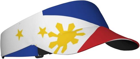 Visor Hats American Flag Sun Sports Adjustable Beach Colorful Cap& Hat Men Women Adults in Saudi Arabia