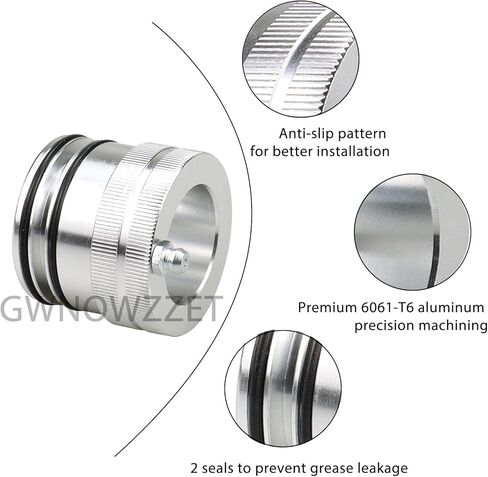 شحم محمل العجلة الخلفية الأمامية 44 مم مناسب لـ Polaris RZR 900 1000، RZR XP Turbo ولجميع Polaris ATV UTV مع محامل عجلات 44 مم in Kuwait