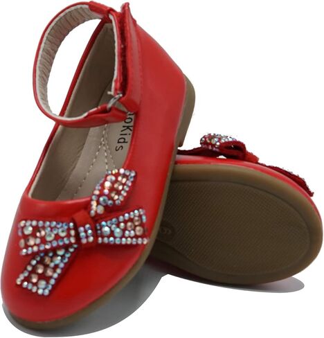 Toddler/Little Kid Girl's Ballet Flat Ankle Strap Shoes Party Dress Shoes in Saudi Arabia