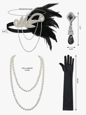 Flapper Dresses 1920s,Great Gatsby Dresses for Women Fringe Roaring 20s Costumes with 20s Accessories for Harlem Nights in Saudi Arabia