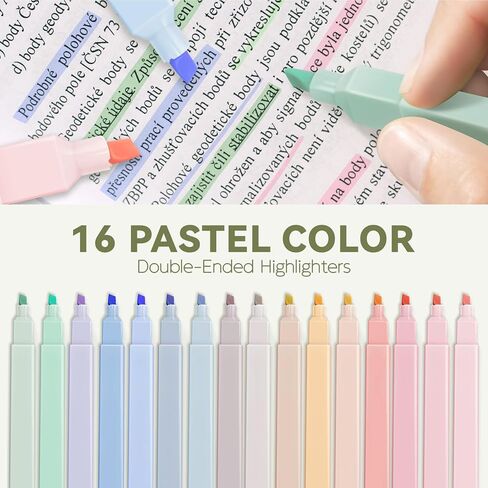 52 PCS Aesthetic School Supplies with Cute Pencil Case, Stationery Essentials with Pens Pencils and Pastel Highlighters Set, College Back to School Supplies for Teen Girls, Office Supplies in Saudi Arabia