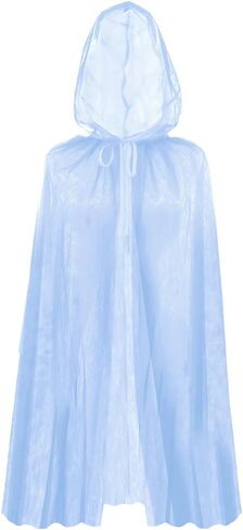 Mayplous Halloween Costume Cloak for Women Adult's Cosplay Cape Long Tulle Cape Fancy Dress Hood Dress-up for Role Play in Saudi Arabia