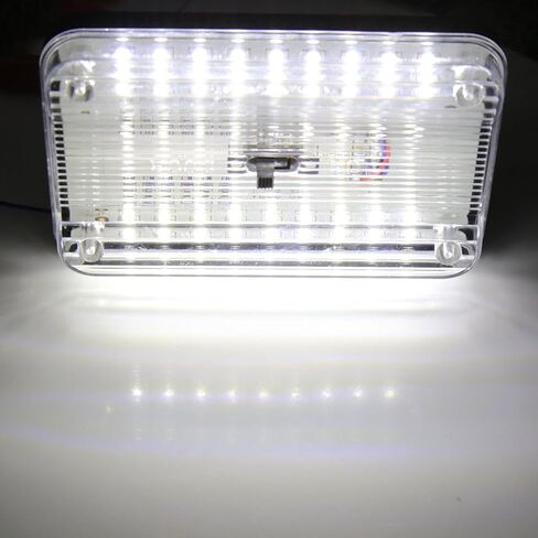 uxcell DC 12V White 36 LED Rectangular Dome Roof Ceiling Light for Car Interior in Saudi Arabia