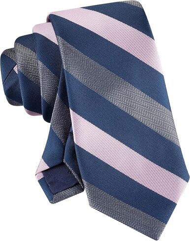 Haggar Men's Stripe Pattern Self-tie Necktie in Saudi Arabia