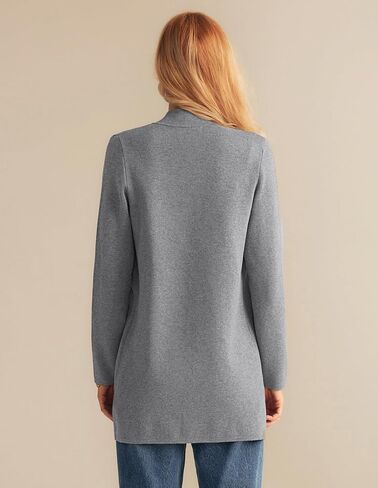 GRACE KARIN Women's 2024 Fall Long Sleeve Knit Cardigan Coat Open Front Notch Collar Sweater Blazer Coatigan Jackets in Saudi Arabia