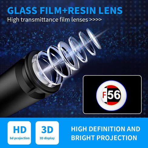 2 pcs LED Car Door Logo Lights Courtesy Projector Laser Puddle lamp Ghost Shadow Light Accessories Compatible with r55/r56/r57/r58/r59/r60/r51/f54/f56/f55/f60 (03) in Saudi Arabia