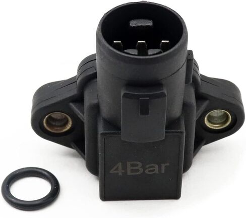 GXARTS 4 Bar Map Manifold Absolute Pressure Sensor Compatible with Honda Civic Del Sol Accord CR-V HR-V Prelude Shuttle Odyssey Turbo 1994-2002 37830-PAA-S00 AS62 37830-P05-A01 37830-P0G-S00 in Saudi Arabia