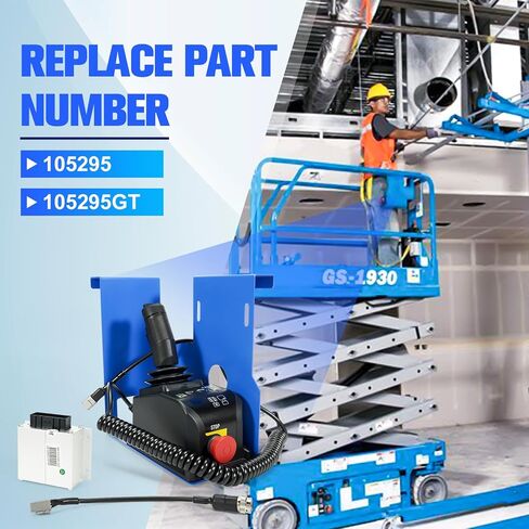 105295 مجموعة نظام صندوق التحكم، مجموعة تحديث صندوق التحكم المتوافقة مع Genie Gen 1 إلى Gen 5 مقصية GS-1530 GS-1930 GS-2032 GS-2046 GS-2632 GS-2646 GS-3246 استبدال 105295GT in Kuwait