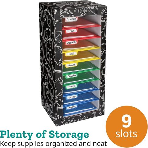 مركز بريد الفصل الدراسي ذو الأشياء الجيدة حقًا - تصميم مكون من 9 فتحات و4 مجموعات من الألوان in Saudi Arabia