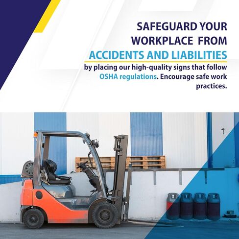نشر رافعة شوكية مطلوبة في كاليفورنيا - ملصق قواعد مغلفة متوافق مع معايير إدارة السلامة والصحة المهنية (OSHA) في مكان العمل - النسخة الإنجليزية الإسبانية - 16 بوصة × 28 بوصة in Kuwait