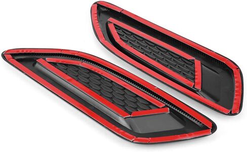 Car Hood Vent，Exterior Hood Air Vent Outlet Wing Trim for Land Rover Evoque 2012-2018 (Two-Toned) in Kuwait