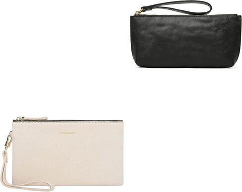 دوريس آند جاكي محفظة يد من جلد الماعز من جلد الماعز حقيبة صغيرة لطيفة مع حزام (3 أوف وايت) in Kuwait