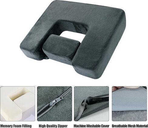 Donut Seat Cushion for Tailbone Pain Relief with Adjustable Samll Pillow,Hemorrhoid Pillows for Car Seat Office Chair,Butt Pillow for Postpartum Pregnancy & After Surgery Sitting Relief in Saudi Arabia