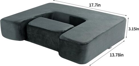 Donut Seat Cushion for Tailbone Pain Relief with Adjustable Samll Pillow,Hemorrhoid Pillows for Car Seat Office Chair,Butt Pillow for Postpartum Pregnancy & After Surgery Sitting Relief in Saudi Arabia