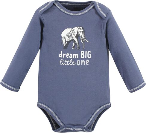 Touched by Nature baby-girls Organic Cotton Long-sleeve Bodysuits in Saudi Arabia