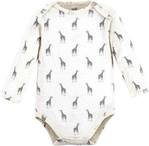 Touched by Nature baby-girls Organic Cotton Long-sleeve Bodysuits in Saudi Arabia
