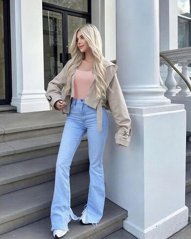MANGOPOP Double Lined Long Sleeve Bodysuits for Women Scoop Neck Thong Bodysuit Tops Seamless in Saudi Arabia