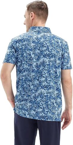 Mens Golf Shirts Short Sleeve Moisture Wicking Dry Fit Print Performance Athletic Casual Golf Polo Shirts for Men in Saudi Arabia