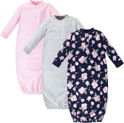 Hudson Baby Baby Girls' Fleece Gowns in Saudi Arabia
