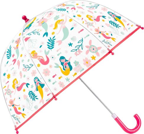 Stephen Joseph, Clear Color Changing Bubble Umbrella, Toddler Bubble Umbrella with Dome Canopy, Kids Wind and Rain Protection Umbrella in Saudi Arabia