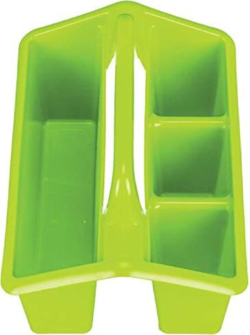 Really Good Stuff Four-Compartment Caddies -6 Pack- Classroom Table Caddies for Easy Organization of Small Items - Assorted Primary Colors Portable Plastic Storage Classroom Caddy in Saudi Arabia