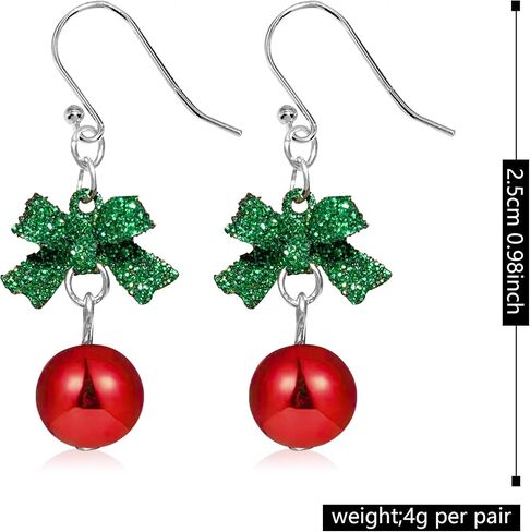 Christmas Theme Earrings Acrylic Cute Santa Claus Gingerbread Reindeer Christmas Stockings Earrings Christmas Jewelry Gift in Saudi Arabia