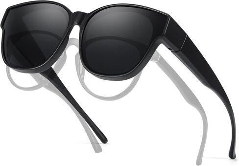 Kids Sunglasses Over Prescription Glasses Sun Glasses for Age 6-12 Boy Girl Polarized Lens Fit Over Sunglasses in Saudi Arabia