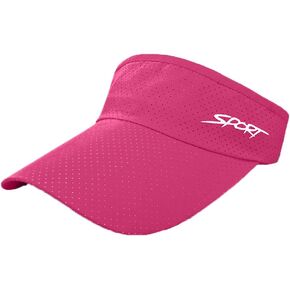Sun Visors for Women Men Mesh Golf Visor Tennis Cap Summer Running Hats with Adjustable Strap