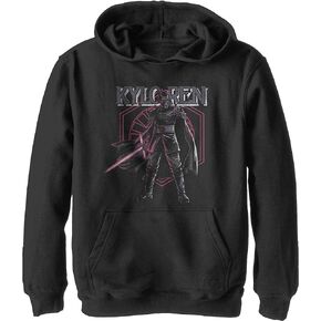 STAR WARS Boy's The Rise of Skywalker Kylo Ren Emblem Pull Over Hoodie