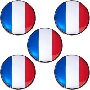 HSQCEZ America USA Pins,United States Flag Pin,US round Brooch Button Pin,Button Pin Brooch Hat Shirt Clothing Bag Accessories（5Pcs）