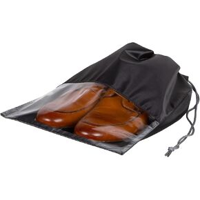 حقيبة حمل أحذية السفر من ريتشاردز هومويرز مع نافذة، مجموعة مكونة من 6 قطع، باللون الأسود in Kuwait