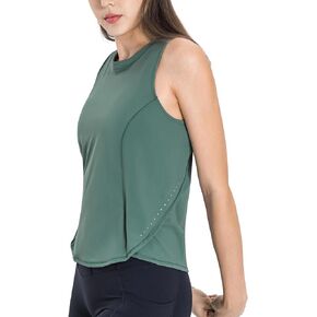 altiland High Neck Workout Tank Tops for Woman, Cool Feeling Cropped Athletic Shirts for Gym Yoga Exercise Running