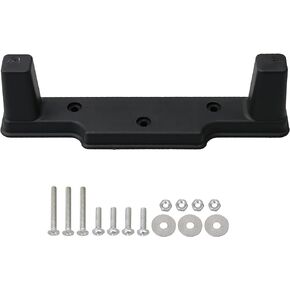 BQLZR Luggage Bottom Stand 9.45inch Suitcase Feet Pad, Sturdy Plastic Luggage Bracket Feet Into Standing Roller Bag,Baggage Stud Foot with Mounting Parts