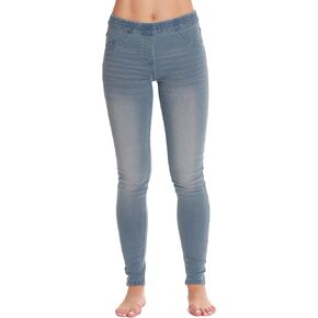 Just Love Denim Jeggings for Women with Pockets Comfortable Stretch Jeans Leggings