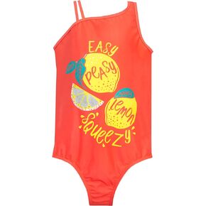 Girls' Swimsuit Lemon