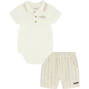Calvin Klein 2 Piece Polo Short Set