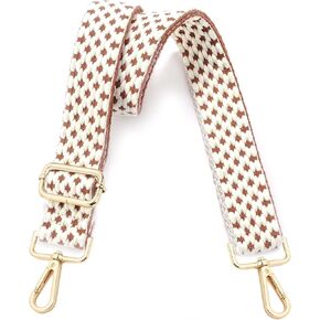 استبدال حزام الكتف الواسع من BILIONE، حزام حقيبة اليد من القماش الكتاني المريح الناعم القابل للتعديل in Kuwait