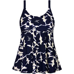 ملابس سباحة نسائية من Firpearl Flowy Tankini فقط برقبة دائرية للتخسيس ملابس سباحة متواضعة in Kuwait