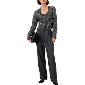 Women's Cropped Button Up Jacket