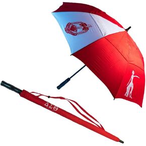 Delta Sigma Theta 30'' Wind Resistant Auto Open Folding Umbrella